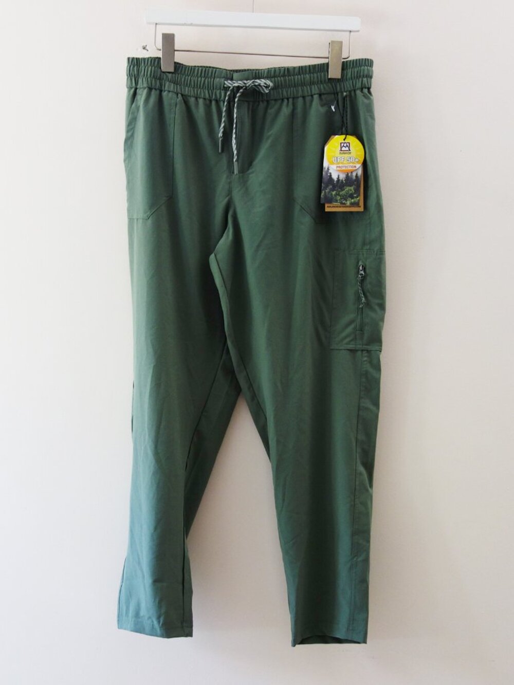 Avalanche Women's High Rise Hiking Outdoor Cargo Pants (L) Green NWT!